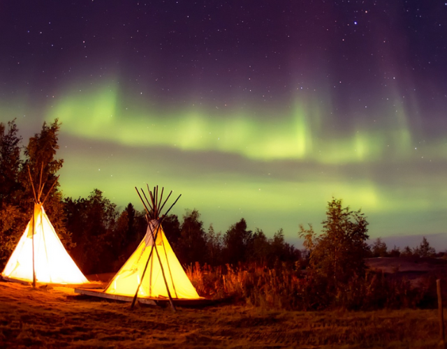 Vivez l’expérience authentique d’un séjour sous un tipi traditionnel Tipi traditionnel 3