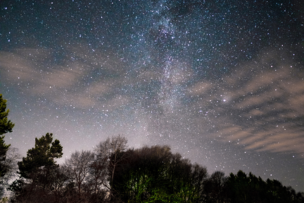 Observation des étoiles et de la Voie lactée à l'oeil nu